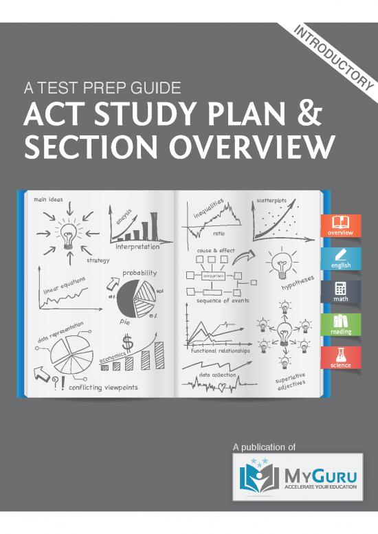 ACT study plan