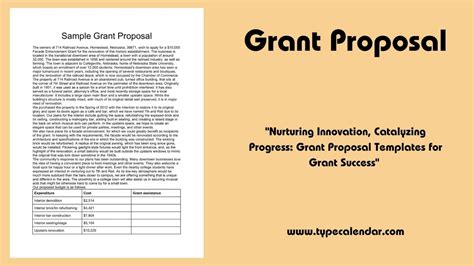 Grant Proposal Example Image