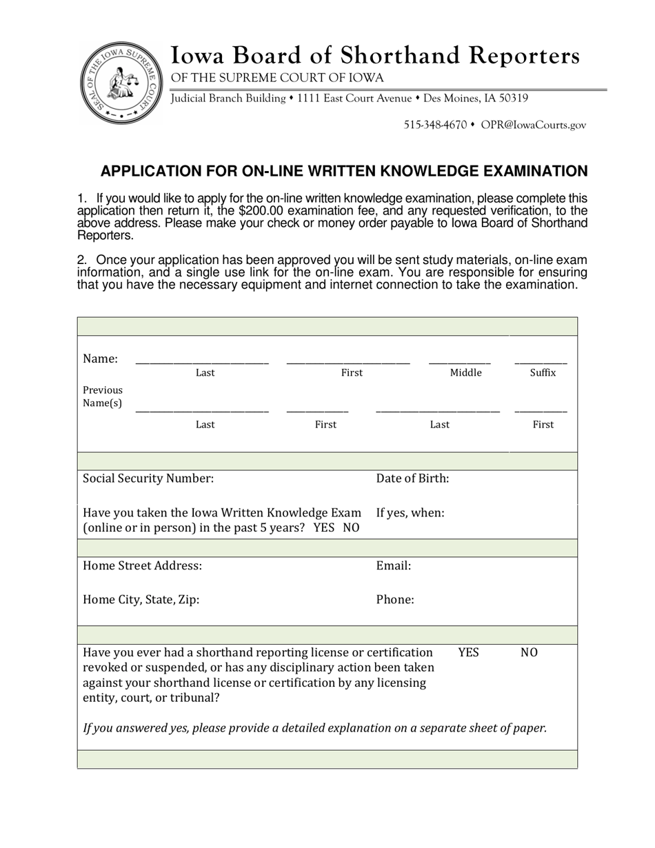 Iowa application professional help gallery