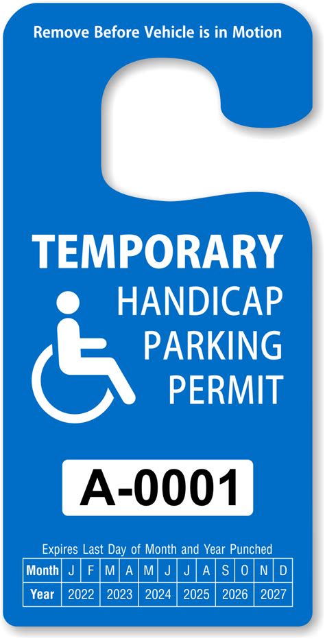 New Jersey Handicap Parking Permit