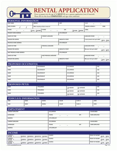 Ontario Rental Application Form 410