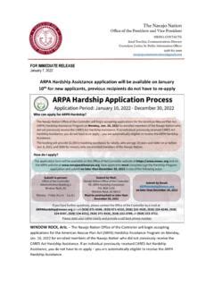 ARPA Hardship Assistance Benefits