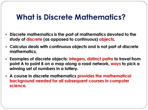 Discrete Mathematics Topics Gallery