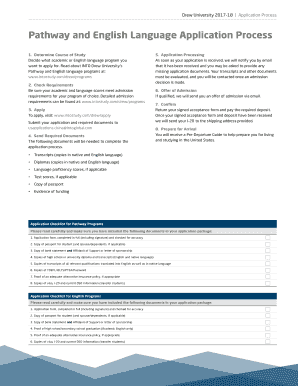 Drew Application Portal Integration