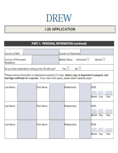 Drew Application Portal Reporting