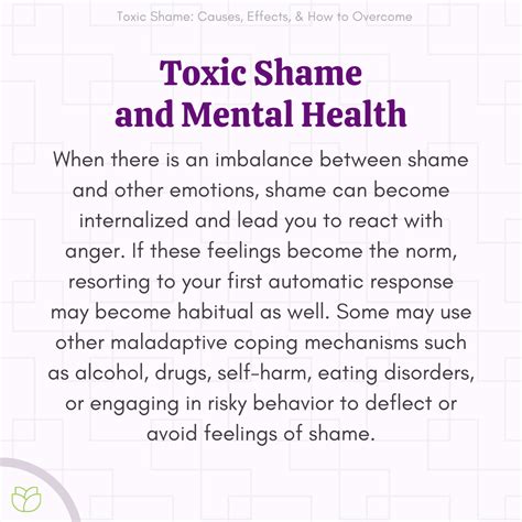 Effects of Shame on Mental Health