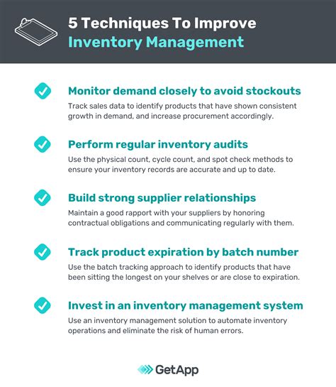 Improve Inventory Management