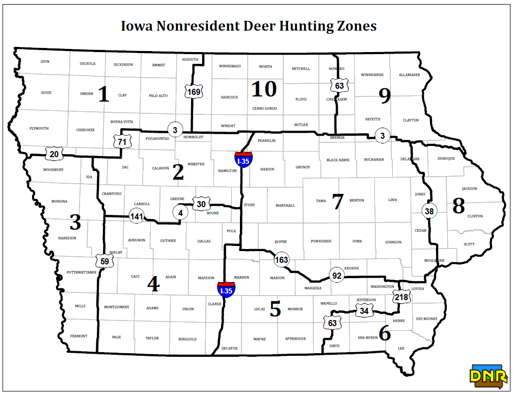 Iowa Deer Hunting Regulations