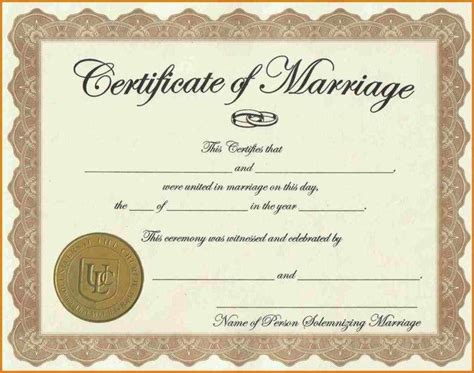 Marriage License Documents