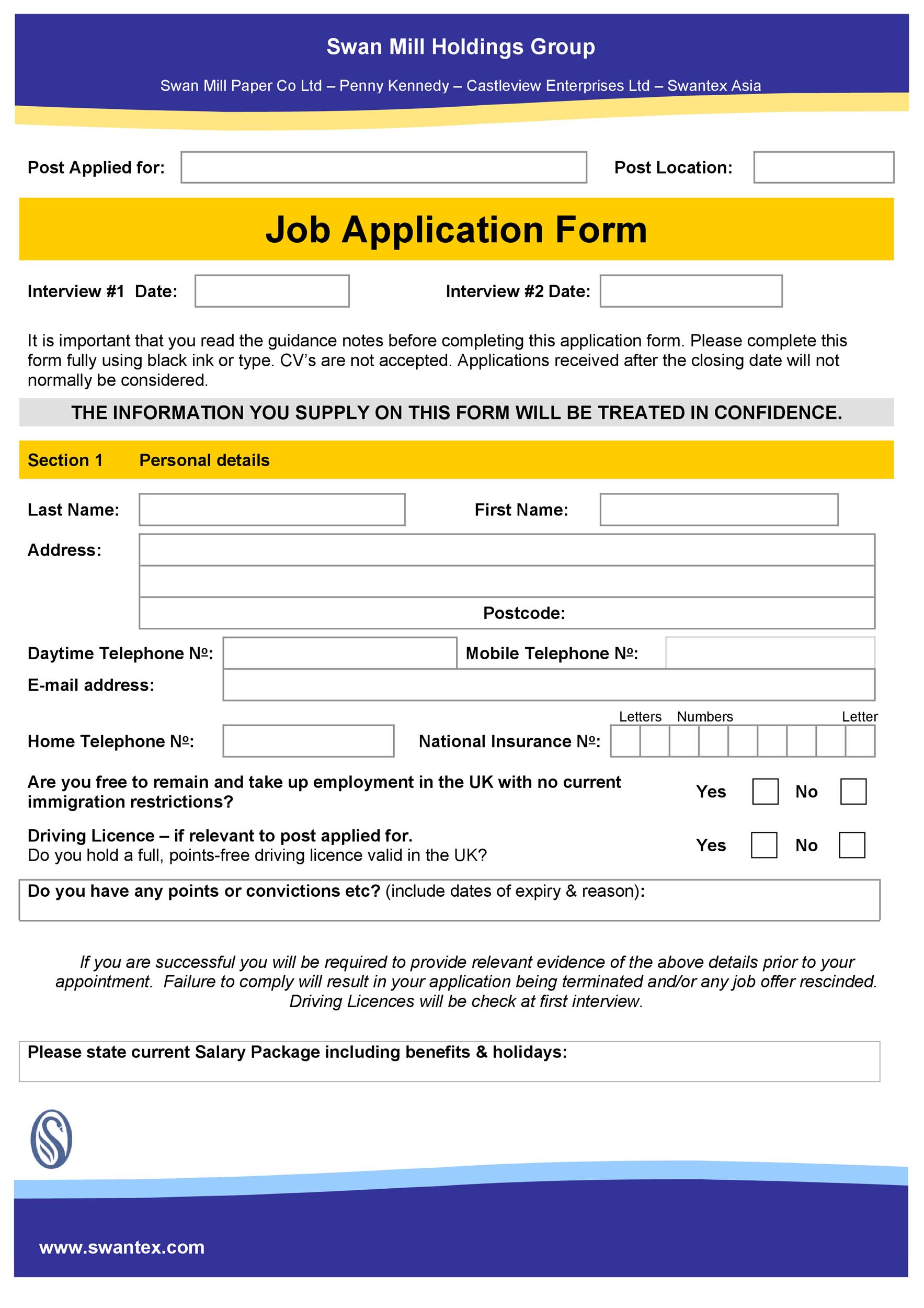 Online Application Forms