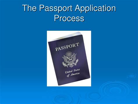 Passport Application Process