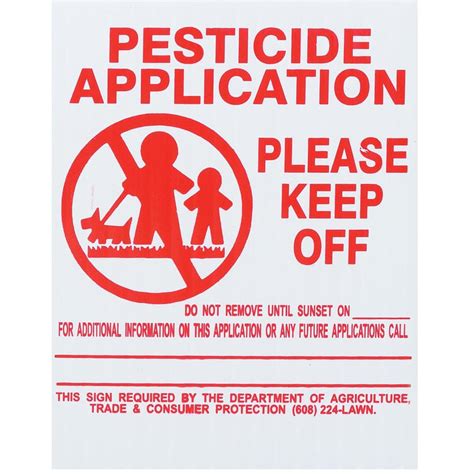 Pesticide Application Flags