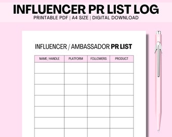 PR List Application Example 1