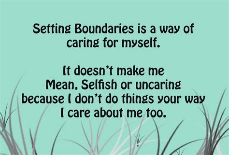 Setting Boundaries