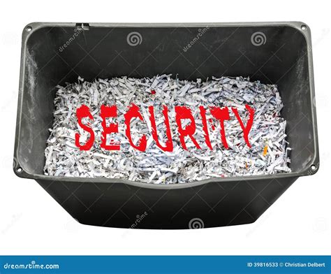 Shred Sensitive Documents