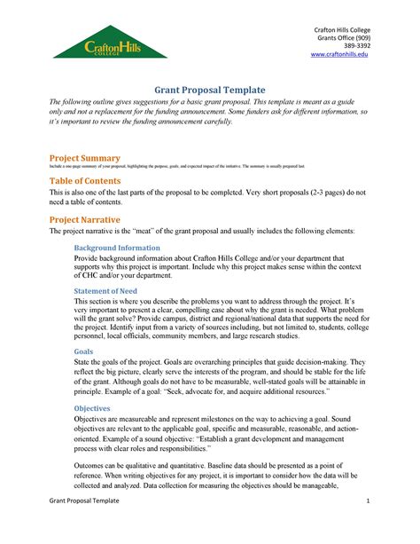 Small Business Grant Application Example 3