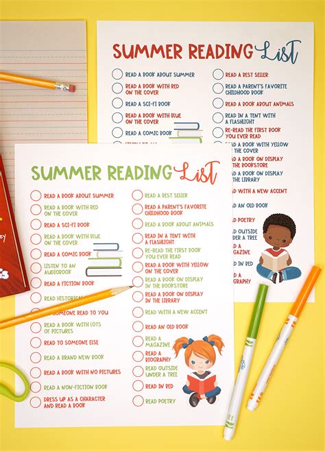 Summer Reading Program Books