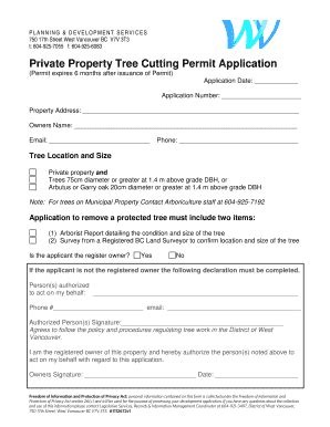 Tree Cutting Permission