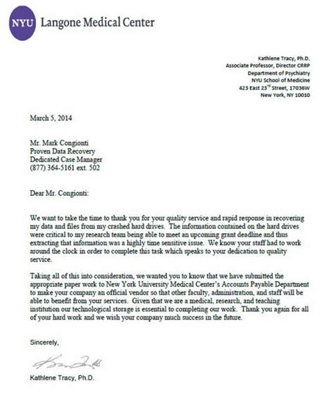 Visa Recommendation Letter Sample