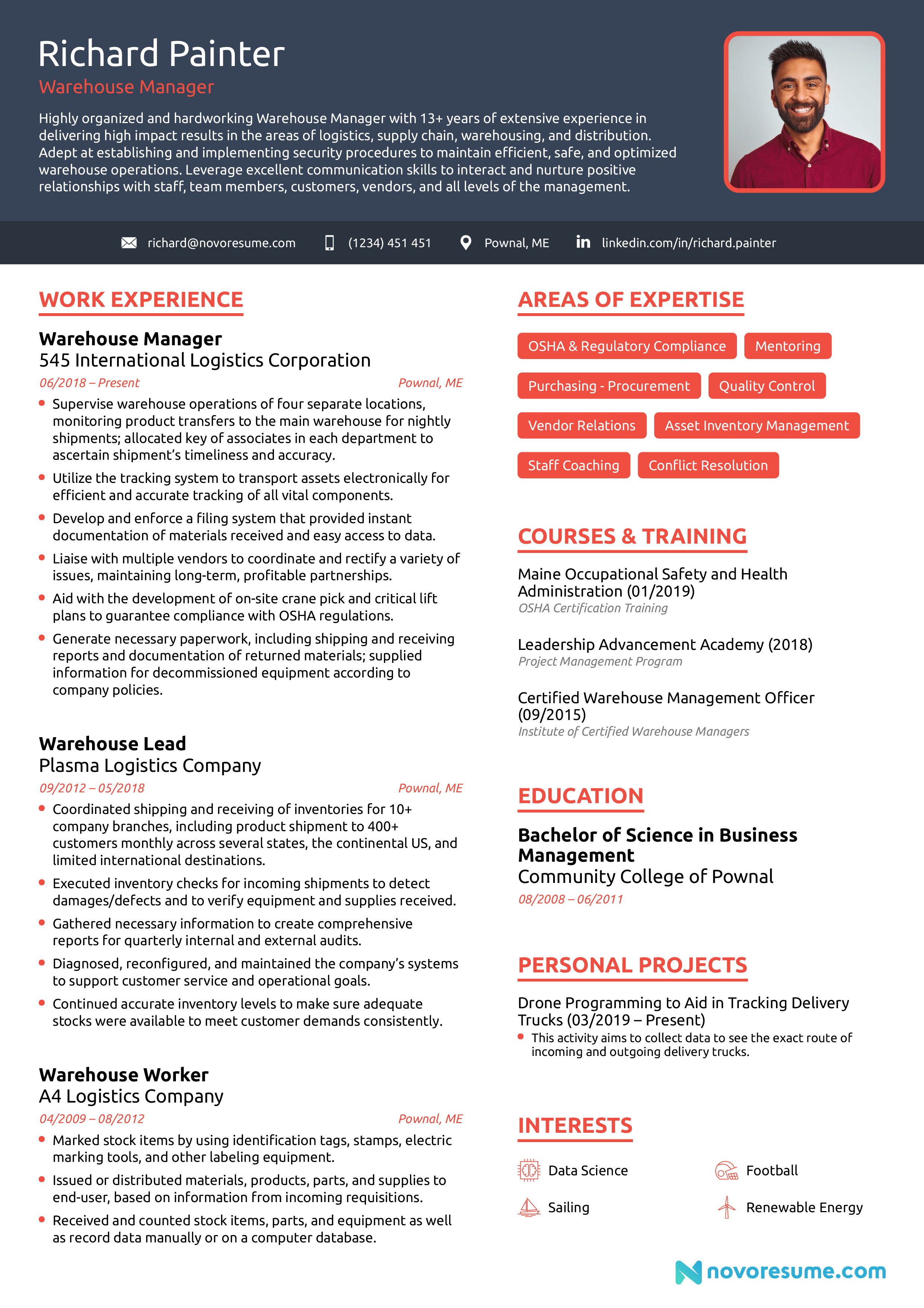 Warehouse Job Resume Tips