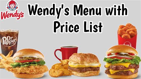 Wendy's Menu